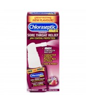 Chloraseptic Max Sore Throat Relief Plus Coating Protection Spray
